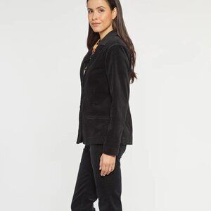 NYDJ Black Velveteen Blazer 1X